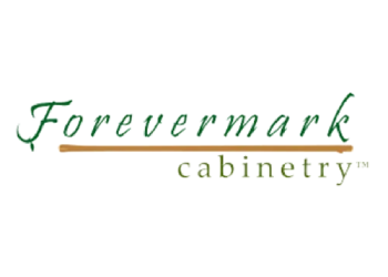 Forevermark cabinets logo on a green background